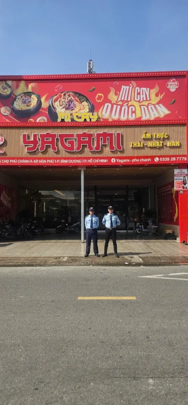 Dịch vụ bảo vệ nhà hàng quán ăn an toàn 24/7